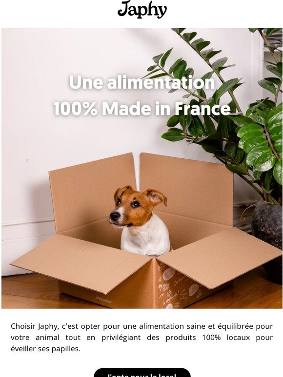 Une alimentation 100% Made in France