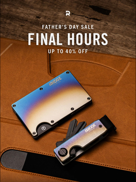 FINAL HOURS: Up to 40% Off Ends