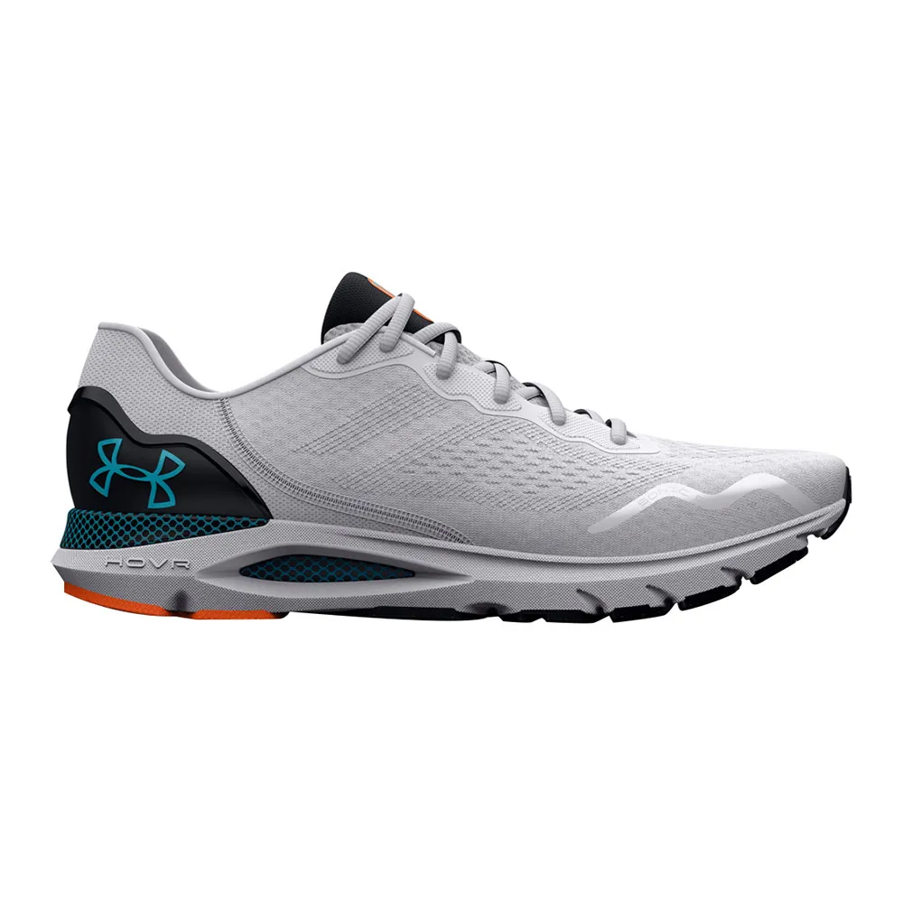 Under Armour UA HOVR SONIC 6 - Zapatillas running hombre white/black/blue surf