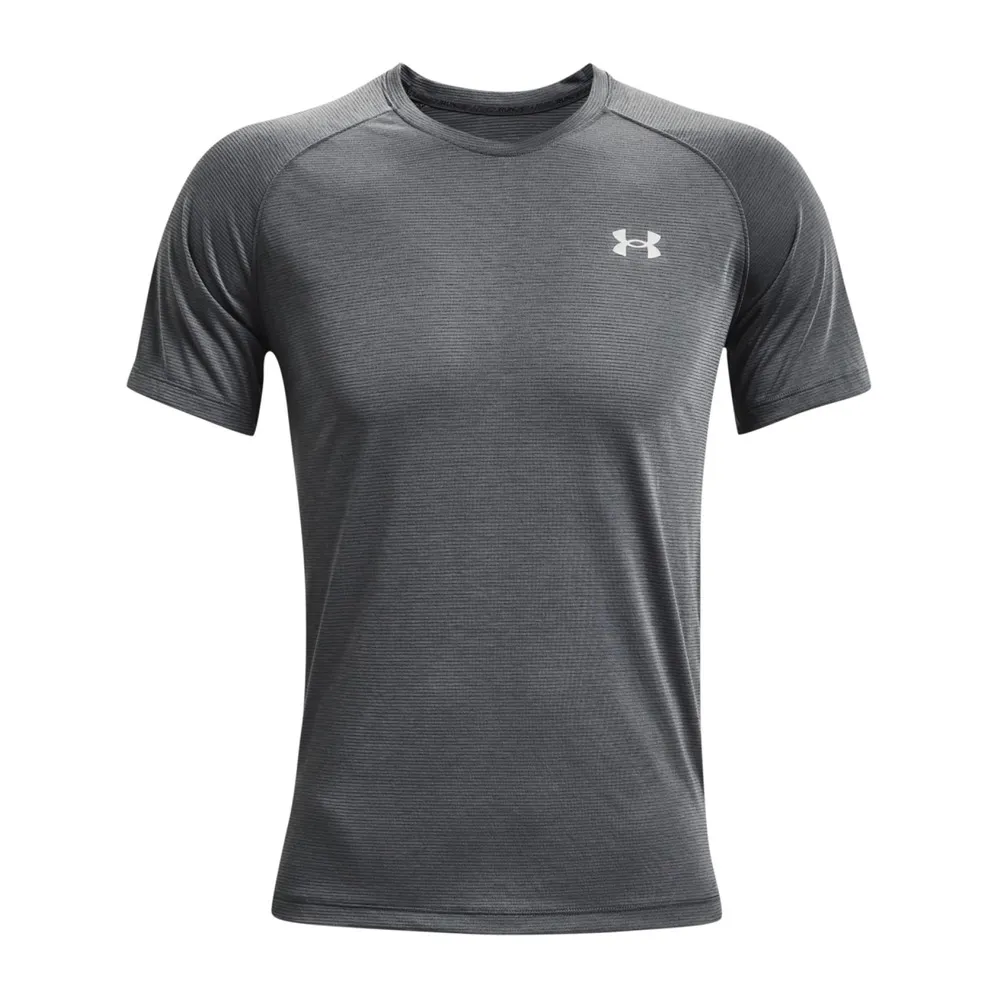 Under Armour UA STREAKER - Camiseta hombre pitch gray/pitch gray/reflective