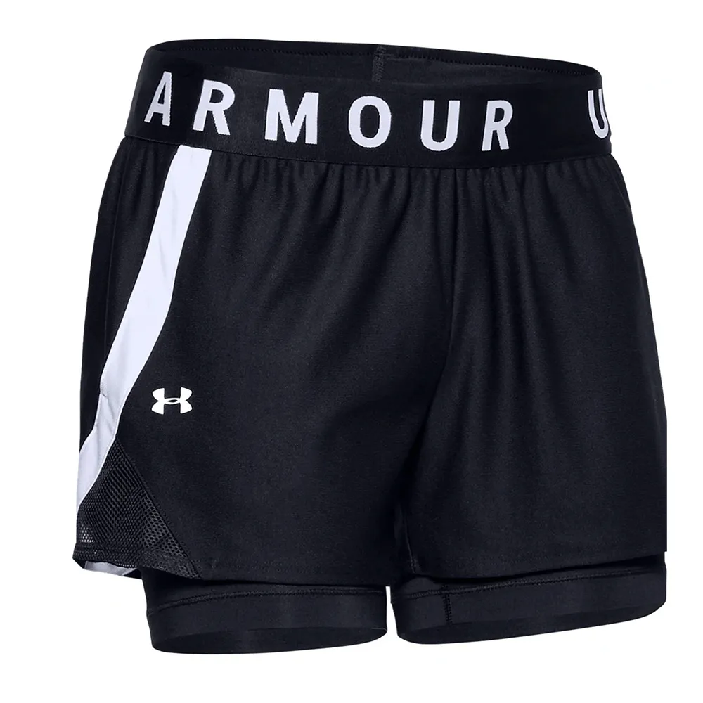 Under Armour PLAY UP - Short 2 en 1 mujer negro