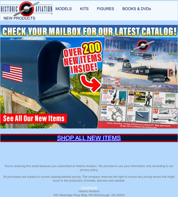 Historic Aviation Check Your Mailbox for the Historic Aviation Spring