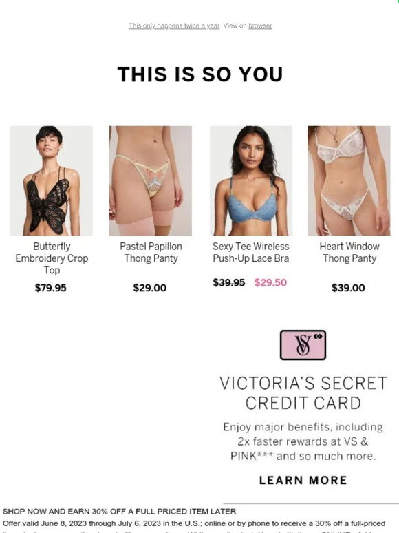 Victoria's Secret PINK - Happy Friday! Celebrate the long weekend by  shopping 4/$24 or 7/$35 panties! Shop here