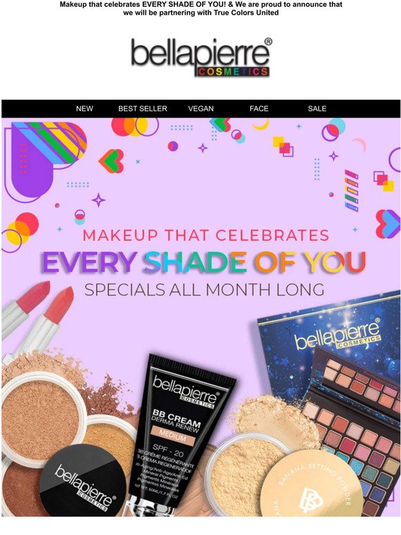 Makeup that celebrates EVERY SHADE OF YOU! - Bellapierre Cosmetics USA