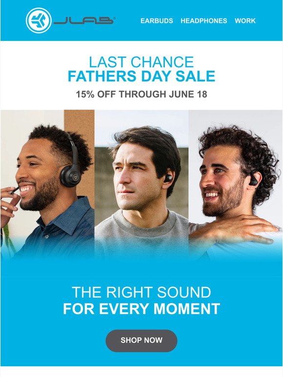 LAST CHANCE! 15% Off Father's Day Gifts.