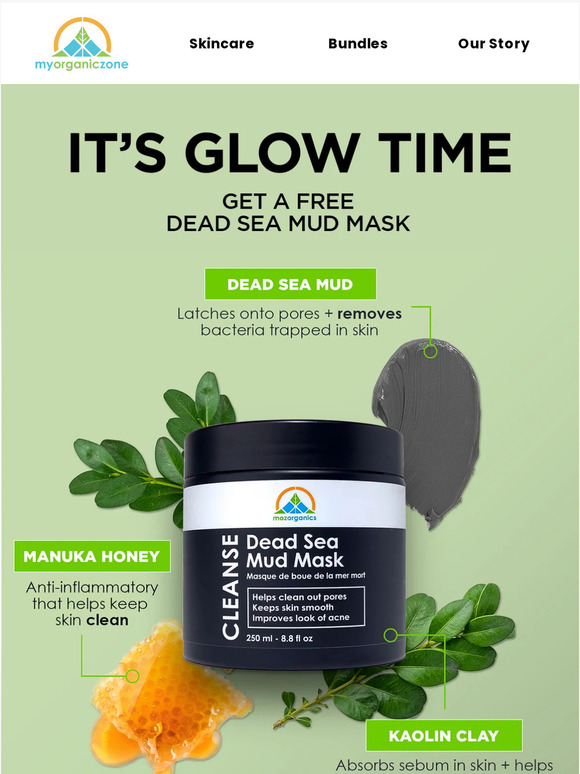 Free Mud Mask Gift with Any Order 😱