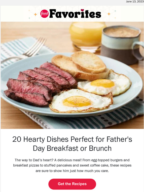 20 Hearty Dishes Perfect for Father's Day Breakfast or Brunch
