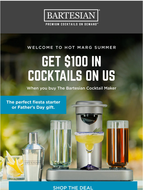 Bartesian premium cocktail maker is discounted for a limited time