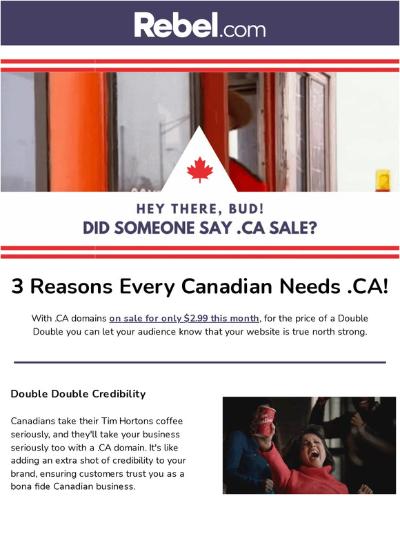 Did someone say .CA sale?