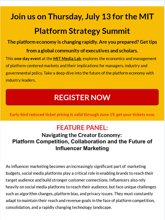 MIT Center for Digital Business Join us on July 13 for the MIT