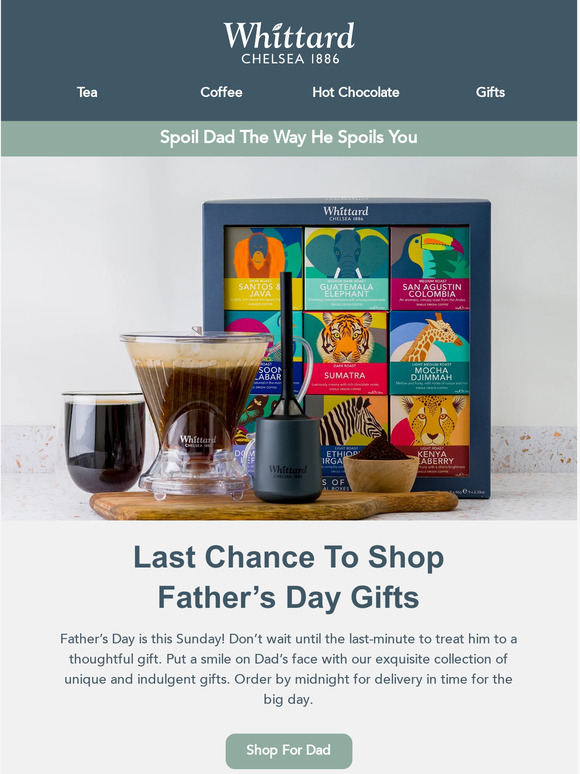 Hurry, Order Today In Time For Father's Day