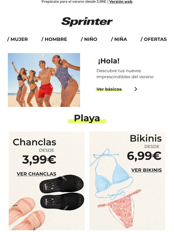 Imprescindibles para el calor ⛱