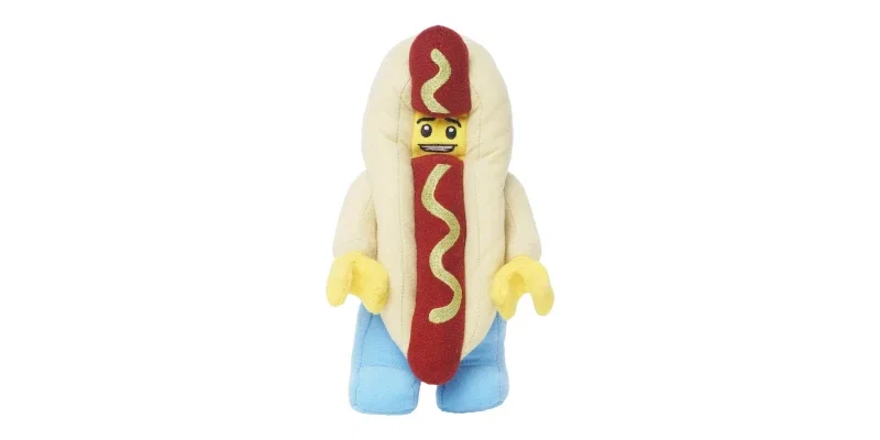 LEGO Minifigure Plush Hot Dog Guy Small Minifig Series Teddy - Manhattan Toy