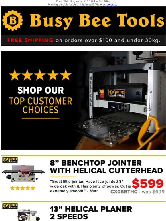 Benchtop Machinery Best Sellers