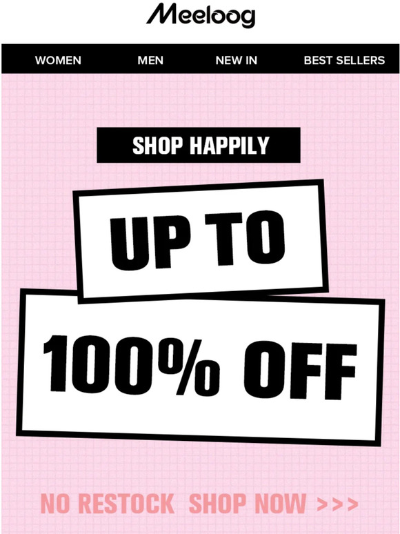 ⚡Extra 50% off for every order! Code: EDM50