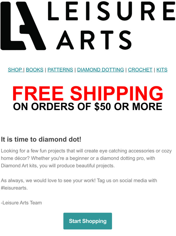 Leisure Arts has the kits to let you diamond dot like a pro!
