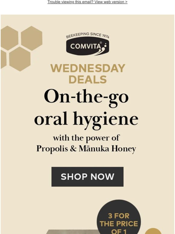 Wednesday Deal! Buy 3 Propolis Extra Strength Oral Spray for the price of 1