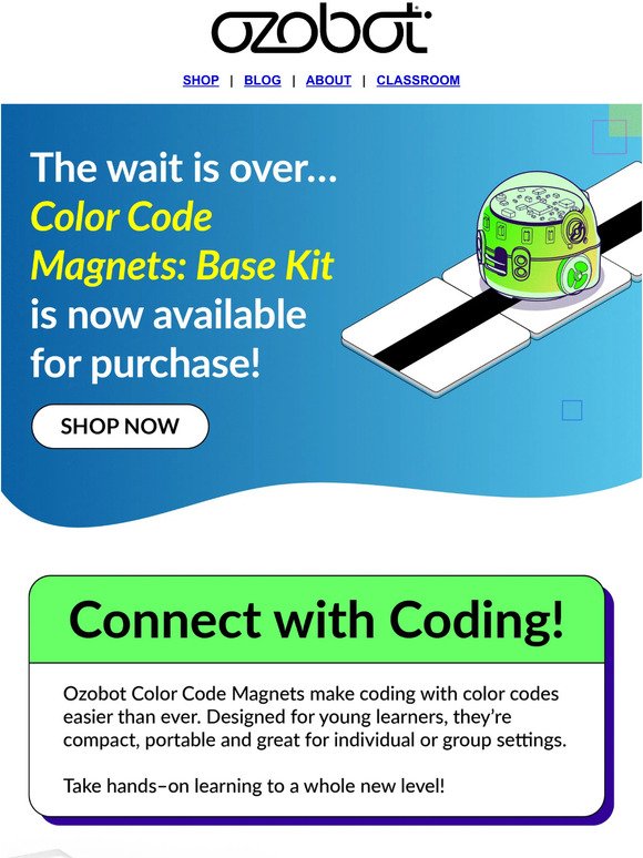 Now Available: Color Code Magnets - Base Kit
