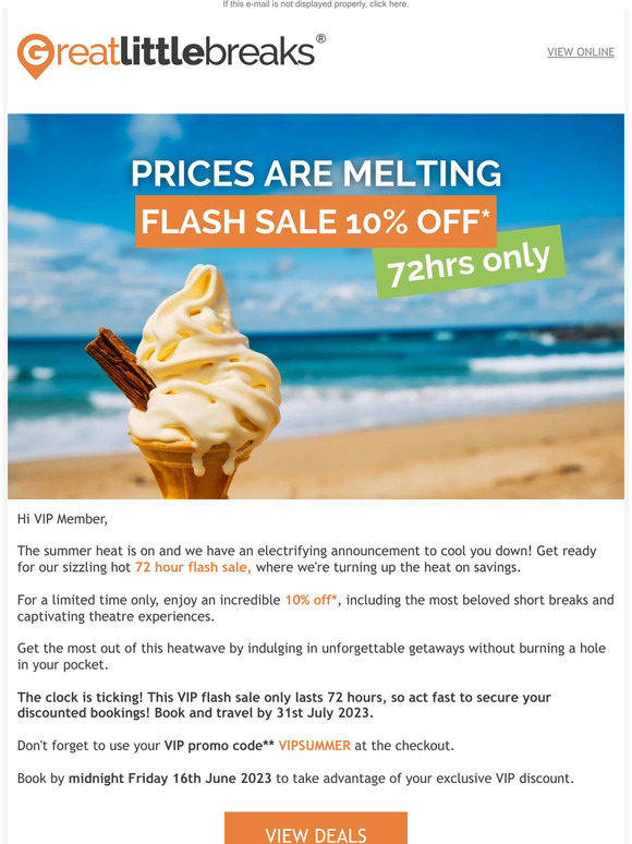 Hot summer VIP SALE: 10% off! 72 hours only