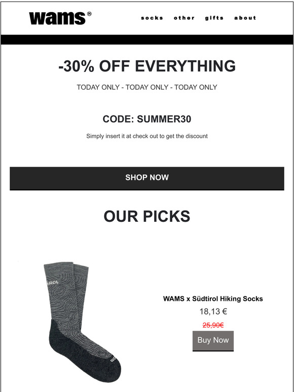 🚨 30% OFF EVERYTHING