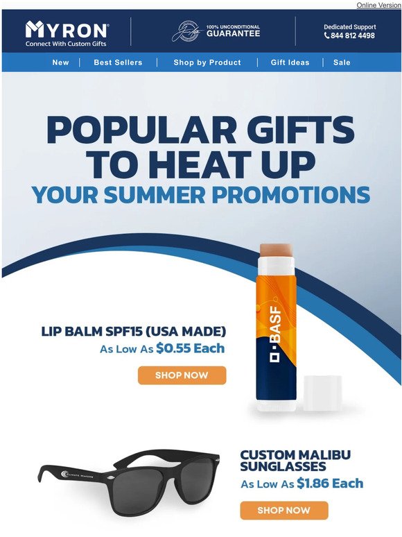 Popular Gifts to Heat Up Your Summer Promotions