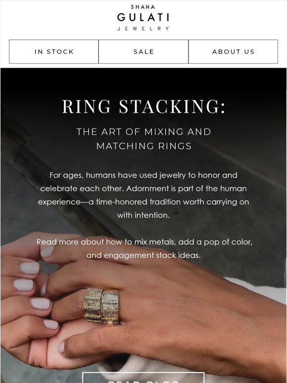 The Art of Mixing and  Matching Rings💍