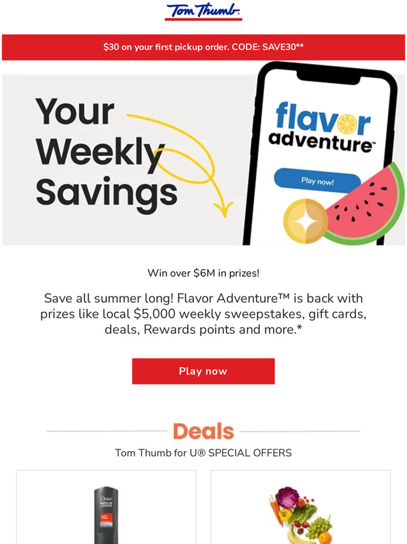 Your Weekly Savings