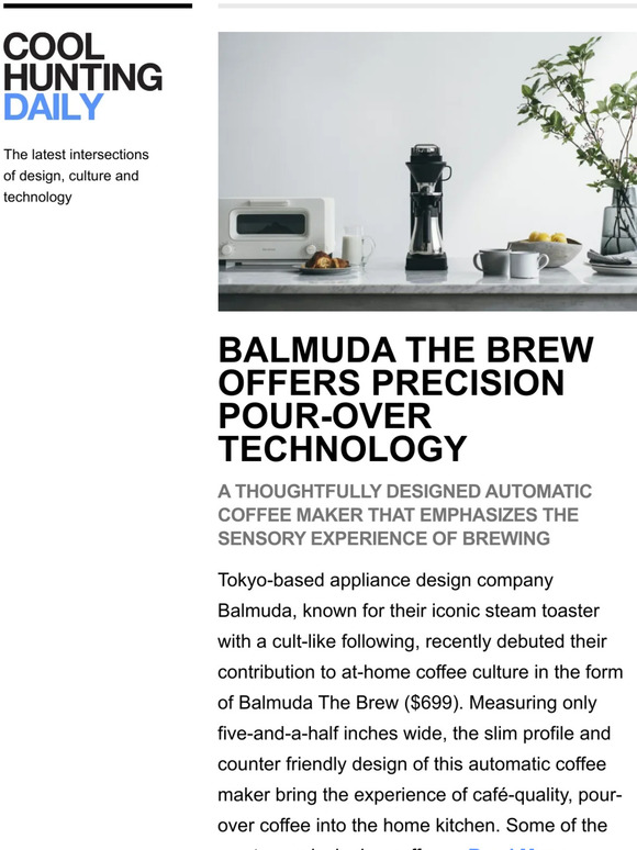 Brew café-quality, pour-over coffee at home