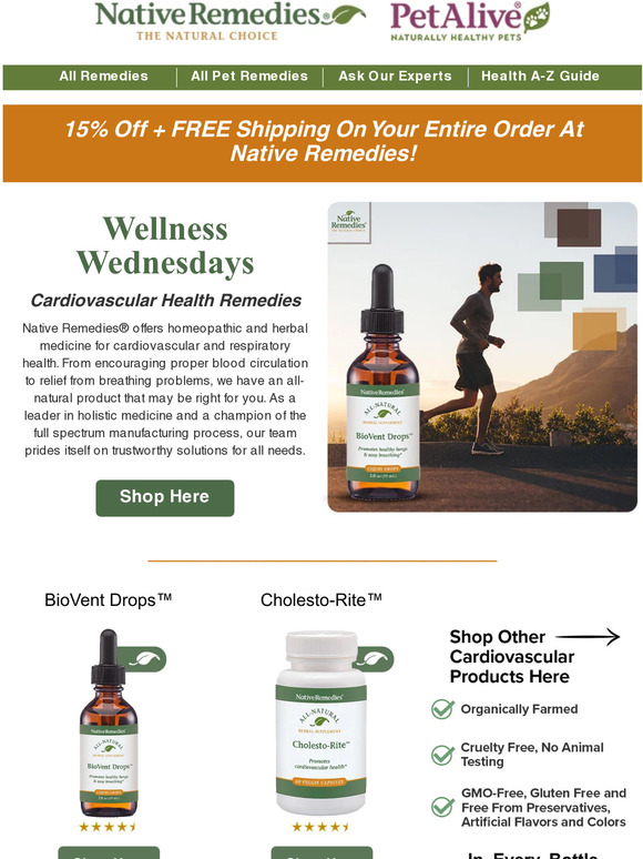 Native Remedies: Wellness Wednesday: Cardiovascular Health ️ | Milled