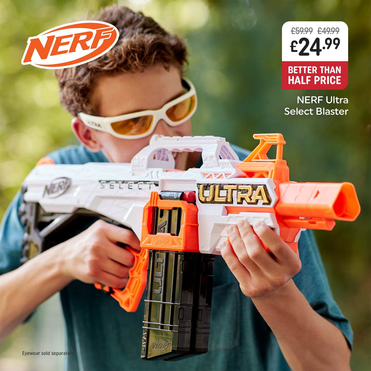 NERF Roblox Zombie Attack: Viper Strike Dart Blaster- Smyths Toys