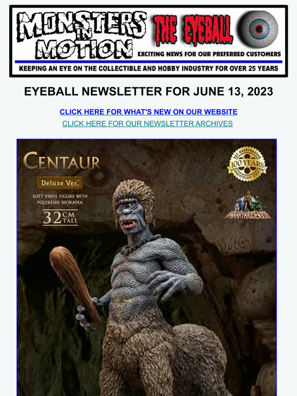 Monsters in Motion Harryhausen, Universal Monsters, Back to the Future