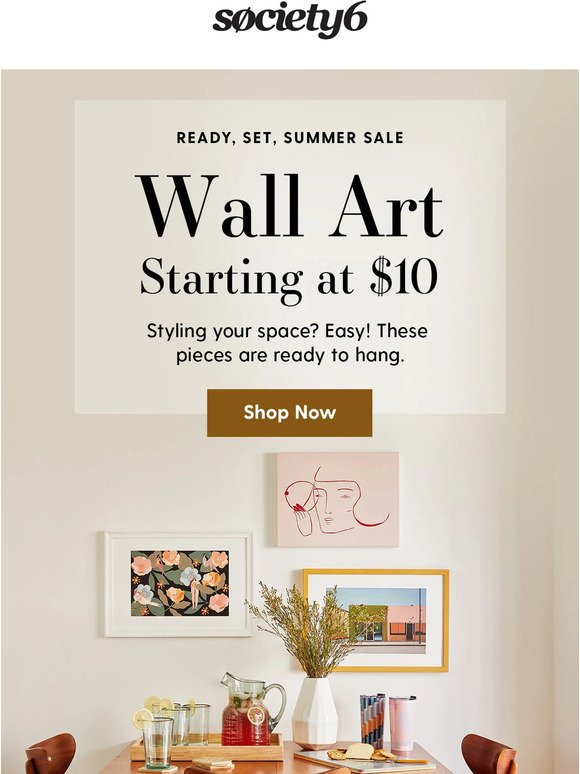 🖼 Wall Art Starting at $10