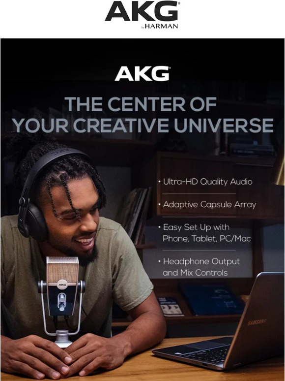 The Center of your Creative Universe: AKG Lyra at $50 off!