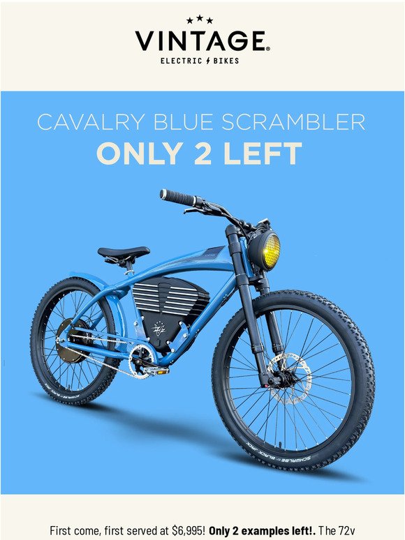 Limited Edition CAVALRY BLUE : Almost Gone✨