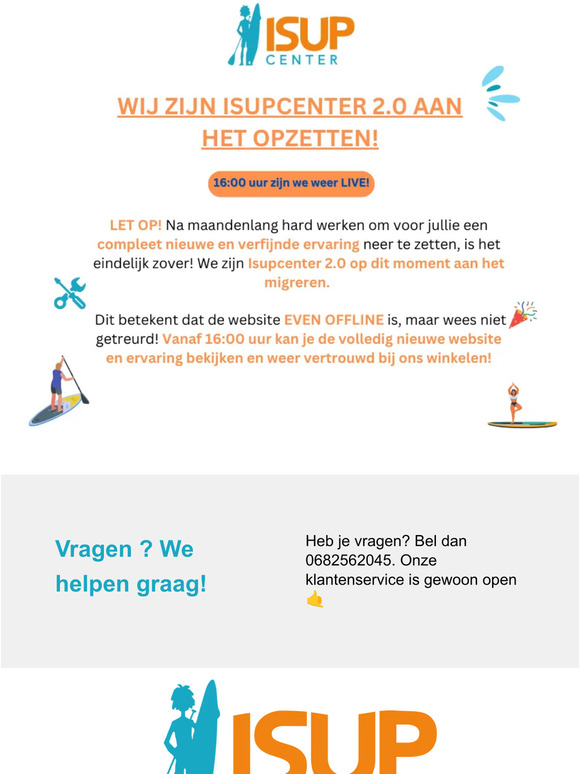 👨‍🔧EVEN OFFLINE: ISUPCENTER 2.0 ERVARING 🏄‍♂️🏄‍♀️