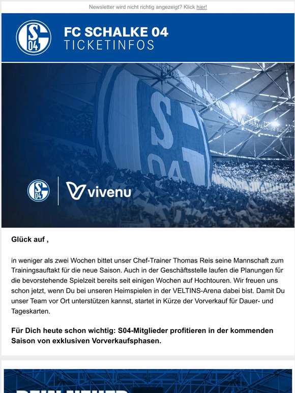 FC Schalke 04: Infos zu Dauer- und Tageskarten 2023/2024 | Milled