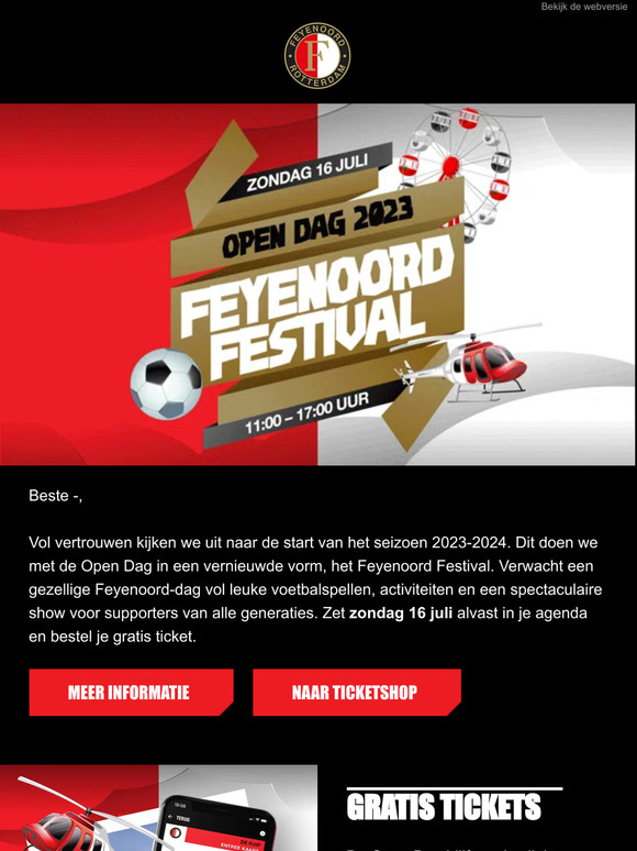 Open Dag op zondag 16 juli