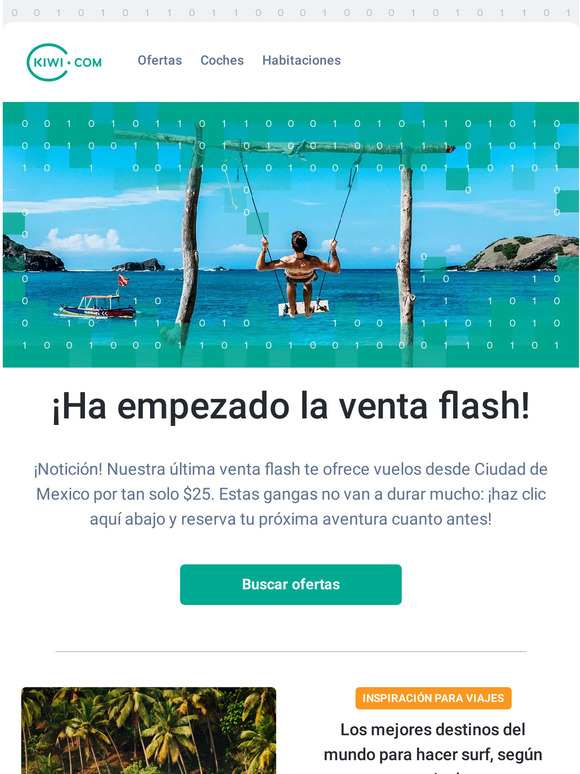 Vuelos desde tan solo $25 haciendo clic aquí 😲