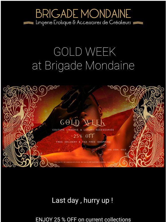 Gift Packaging Bordelle Lingerie - Brigade Mondaine