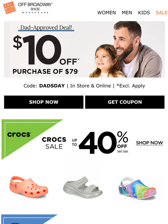 Crocs & HEYDUDE now on sale! 🚨
