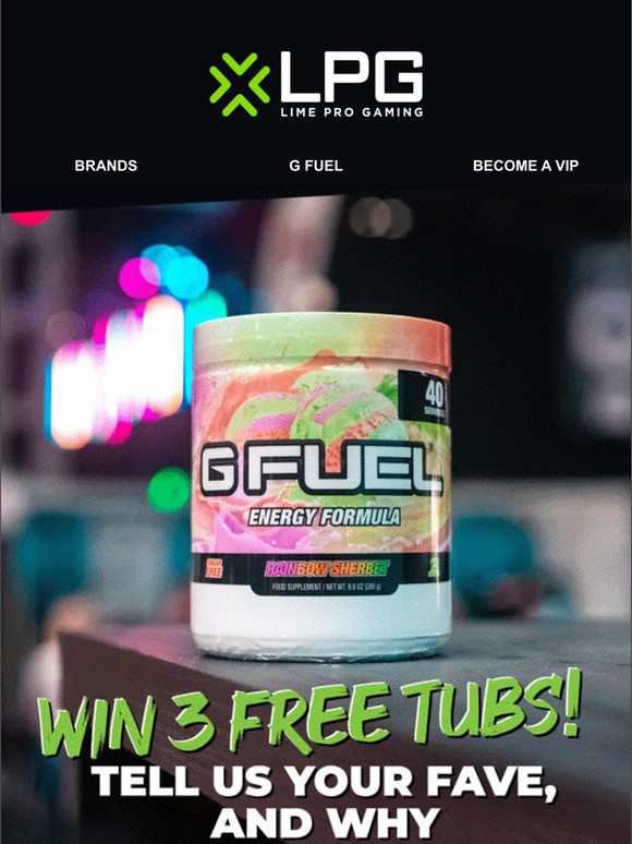 Win 3 G Fuel Tubs
