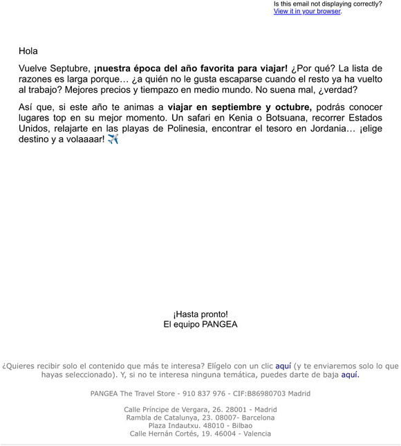 SEPTUBRE, nuestra época del año favorita para viajar… ¿y la tuya?