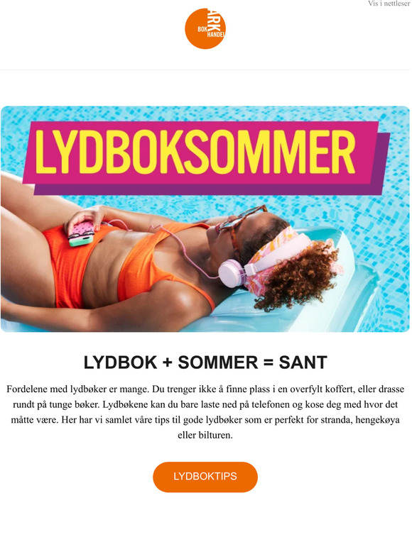 Lydbøker fra 29kr! -40% på spill og puslespill
