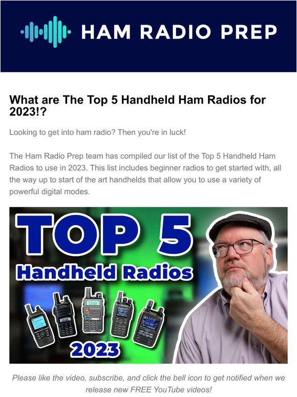 Our Picks for the Top 5 Handheld Radios for 2023! 📡