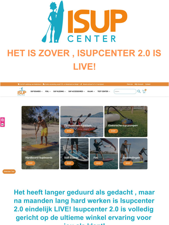 🎉 WOEHOE! ISUPCENTER 2.0 IS LIVE! 🎉🏄‍♂️🏄‍♀️