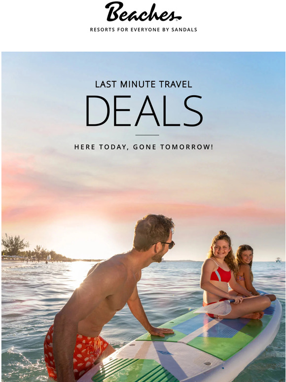 Sandals - LAST MINUTE TRAVELDEALS