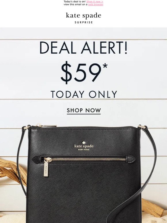 Kate Spade Surprise Deal: This $280 Bag Is on Sale Today for Just $59