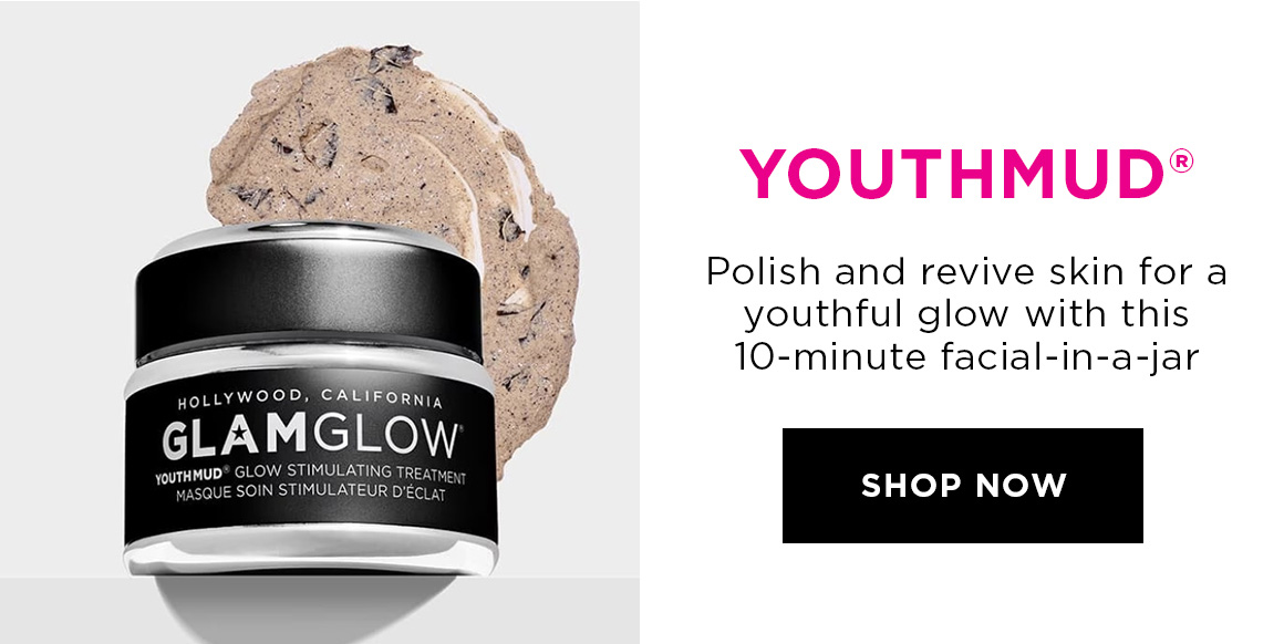 YOUTHMUD® | Polish and revive skin for a youthful glow with this 10-minute facial-in-a-jar | SHOP NOW