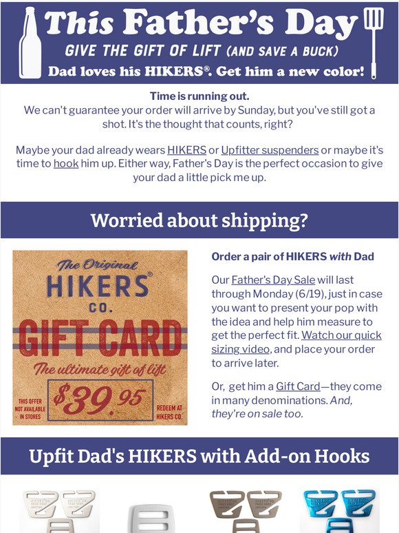 Give your Dad the Gift of Lift!