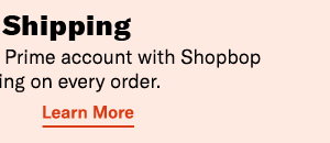 Sync your Amazon Prime account with Shopbop for fast, free shipping on every order.